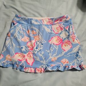 Lilly Pulitzer Girls Luxeletic Skort Size Large
